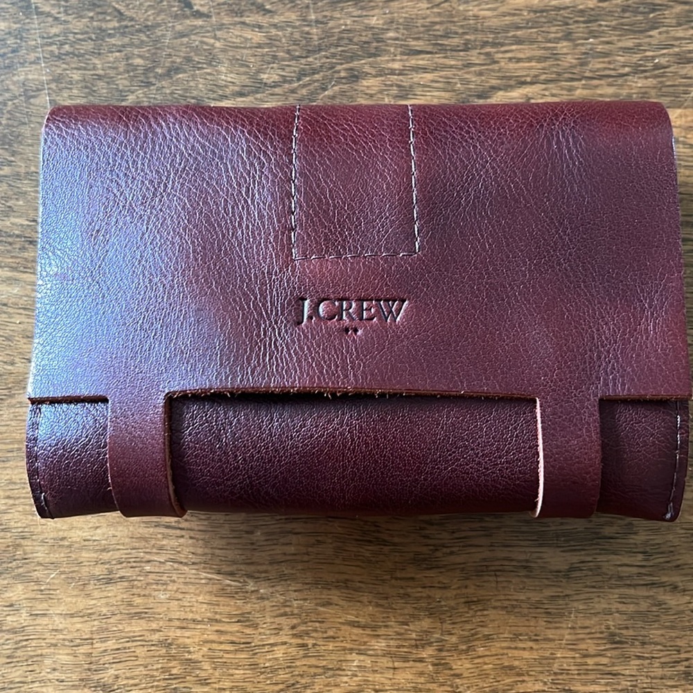 J. Crew Leather Tech Roll